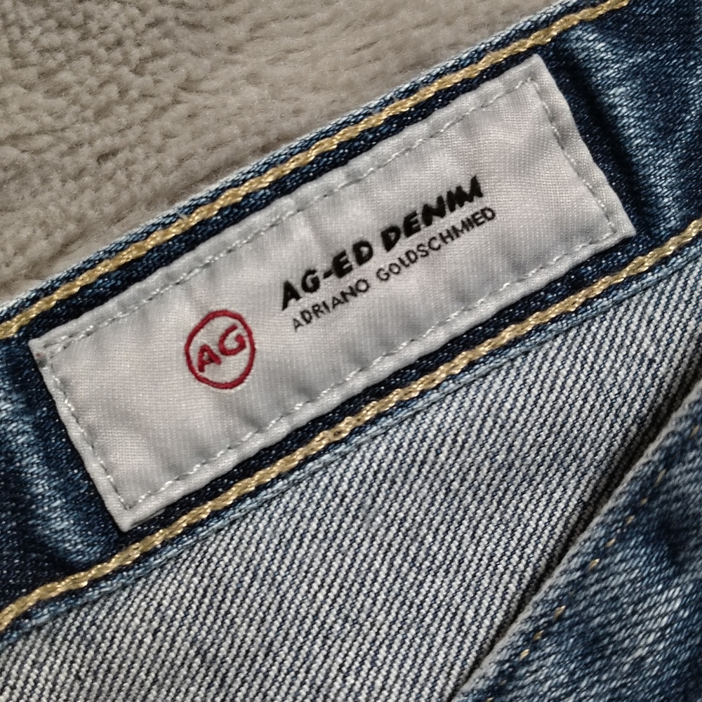 AG $225 AG-ED Alexxis High Rise Vintage Straight Jeans Women's 31R Retro Fading - Picture 5 of 11